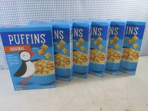 lot 272 image: (B-1) 6 Boxes Puffins Original Cere...