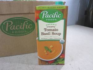 lot 293 image: (B-3) Case of 12 Organic Creamy Tom...