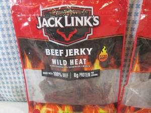 lot 311 image: (C-2) 6 Bags Jack Links Wild Heat B...