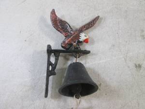 lot 312 image: (EC1) Cast Iron Bell and Wall Mount...