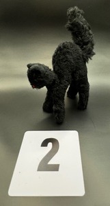 Mohair Stuffed Black Cat
