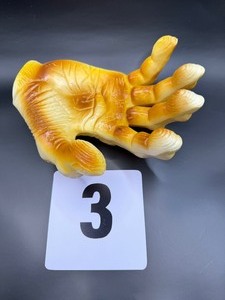 Large Hard Scary Plastic Open Hand