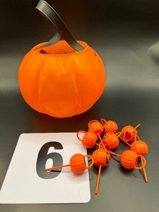 Vintage Pumpkin and Cupcake Decorations