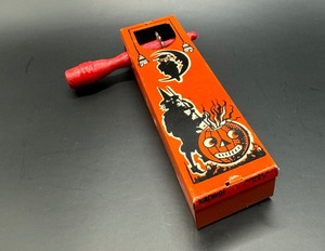Vintage Halloween Tin Noise Maker