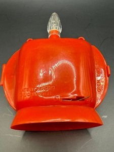 Vintage Hard Plastic Lighted Pumpkin Decoration