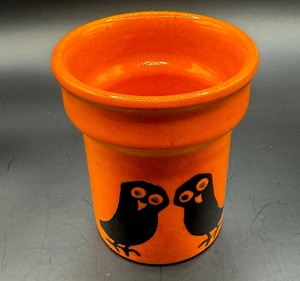 Vintage Waechterbach Container with Owls