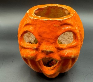 Antique Paper Mache Jack -O- Lantern