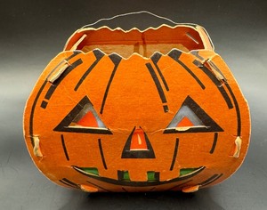 Vintage Paper Pumpkin Lantern