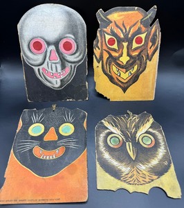 Antique Halloween Cards or Decorations