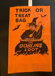 Vintage Lot of Halloween Trick or Treat Bags