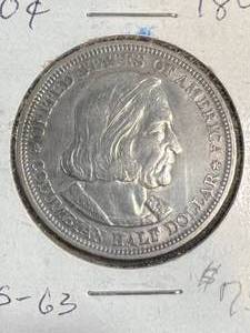 1893 US COLUMBIAN EXPO HALF DOLLAR