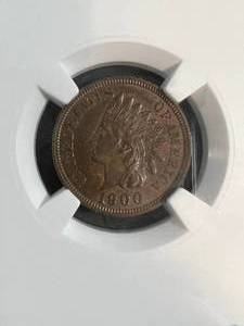 1900 US INDIAN HEAD CENT NGC MS63 BN