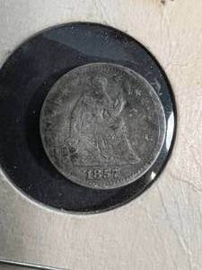 1857 US HALF DIME