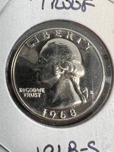 1968-S US PROOF WASHINGTON QUARTER