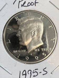 1995-S US PROOF KENNEDY HALF DOLLAR