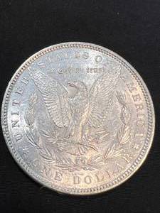 1896 US MORGAN SILVER DOLLAR