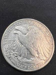 1945 US WALKING LIBERTY HALF DOLLAR