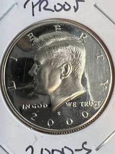 2000-S US PROOF KENNEDY HALF DOLLAR