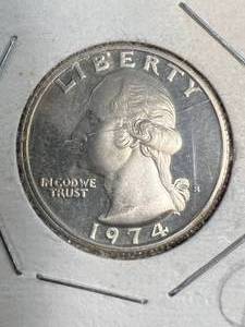 1974-S US PROOF WASHINGTON QUARTER