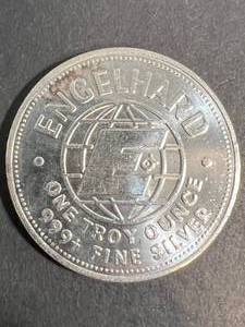 1 TROY OZ .999 FINE SILVER AMERICAN PROSPECTOR ROUND