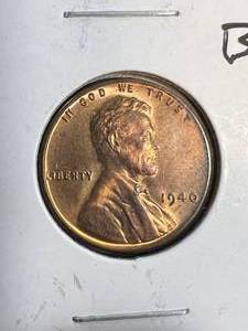1940 US WHEAT CENT BU