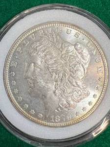 1879-S US MORGAN SILVER DOLLAR IN AIRTITE