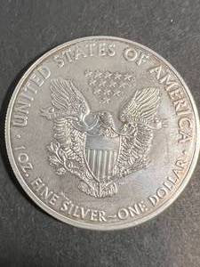2019 AMERICAN SILVER EAGLE 1 TROY OZ .999 FINE SILVER