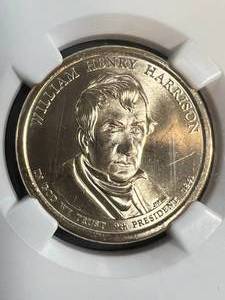 2009-D US WILLIAM H HARRISON PRESIDENTIAL DOLLAR NGC UNC