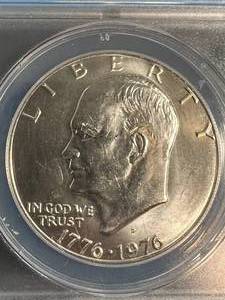 1976-D US EISENHOWER DOLLAR ANACS MS65