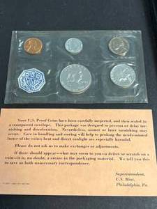 1963 US PROOF SET IN ORIGINAL ENVELOPE