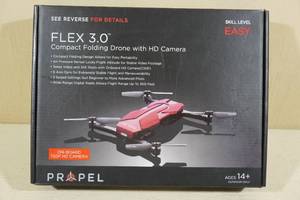 lot 18 image: Flex 3.0 Compact Folding Drone with HD Camera