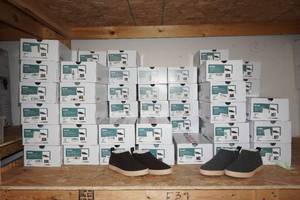 lot 29 image: Bulk Lot - Xtratuf Homer Slippers Brown & Gray Assorted Sizes