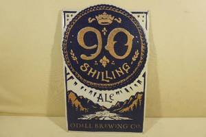 lot 75 image: Odell Brewing Co Raised Metal Sign