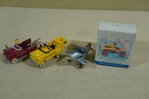 lot 96 image: Vintage Diecast Mini Pedal Cars