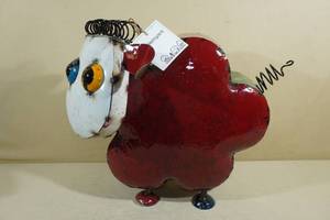lot 110 image: Barnyard 55 Metal Sheep Yard Dcor