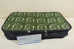 lot 122 image: Samsonite Trunk Locker Organizer Golf Green