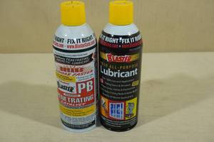 lot 141 image: Blaster Set  -Penetrating Magnetic Lubricant and All Purpose Lubricant