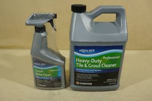 lot 146 image: Aqua Mix Grout Cleaner with 1 Gallon Refill