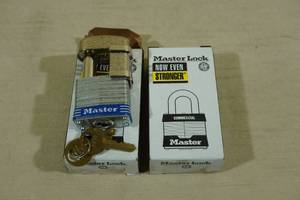 lot 181 image: 2 Master Lock Commercial Pad Locks