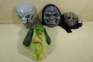 lot 194 image: Assorted Halloween Face Masks