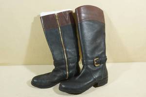 lot 285 image: Womens Tall Leather Boots -Size 7.5