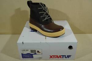 lot 287 image: Xtratuf Mens 6 Legacy Lace Brown Waterproof Boots -Size 8