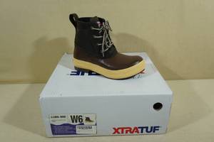 lot 288 image: Xtratuf Womens 6 Legacy Lace Brown Waterproof Boots -Size 6