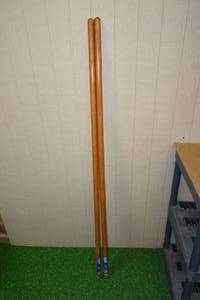 lot 331 image: 2 Quickie 60 Wood Handles with Tapered End