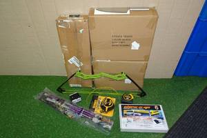 lot 350 image: Repairable Items - Tape Measures, Sconces, Youth Bow, Trekking Poles