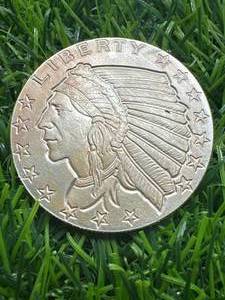 1oz .999 Silver Indian Liberty Round