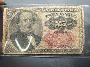 1864 Genuine .25 Cent Bill