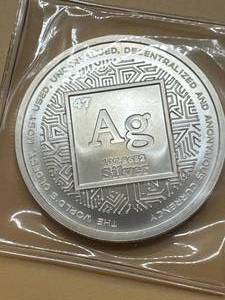 1oz .999 Silver AG Round