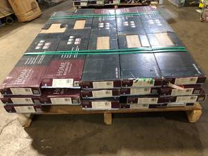 20 Boxes of Home Decorators Collection Maddox Trail 12 MIL x 7.1 in. W x 42 in. L Click Lock Waterproof Luxury Vinyl Plank Flooring (914.3 sqftpallet)    Customer Returns See Pictures