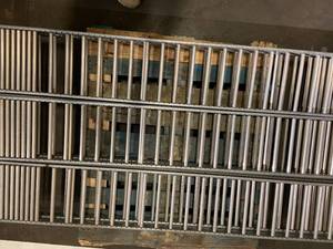 lot 84 image: 7 Tracks of Span-Track Rolling Conveyor